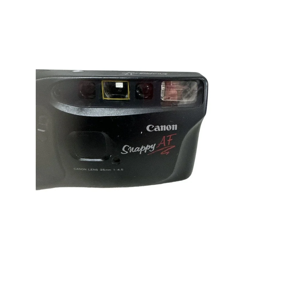 Canon Snappy AF Lens 35mm Point & Shoot Film Black Compact Camera